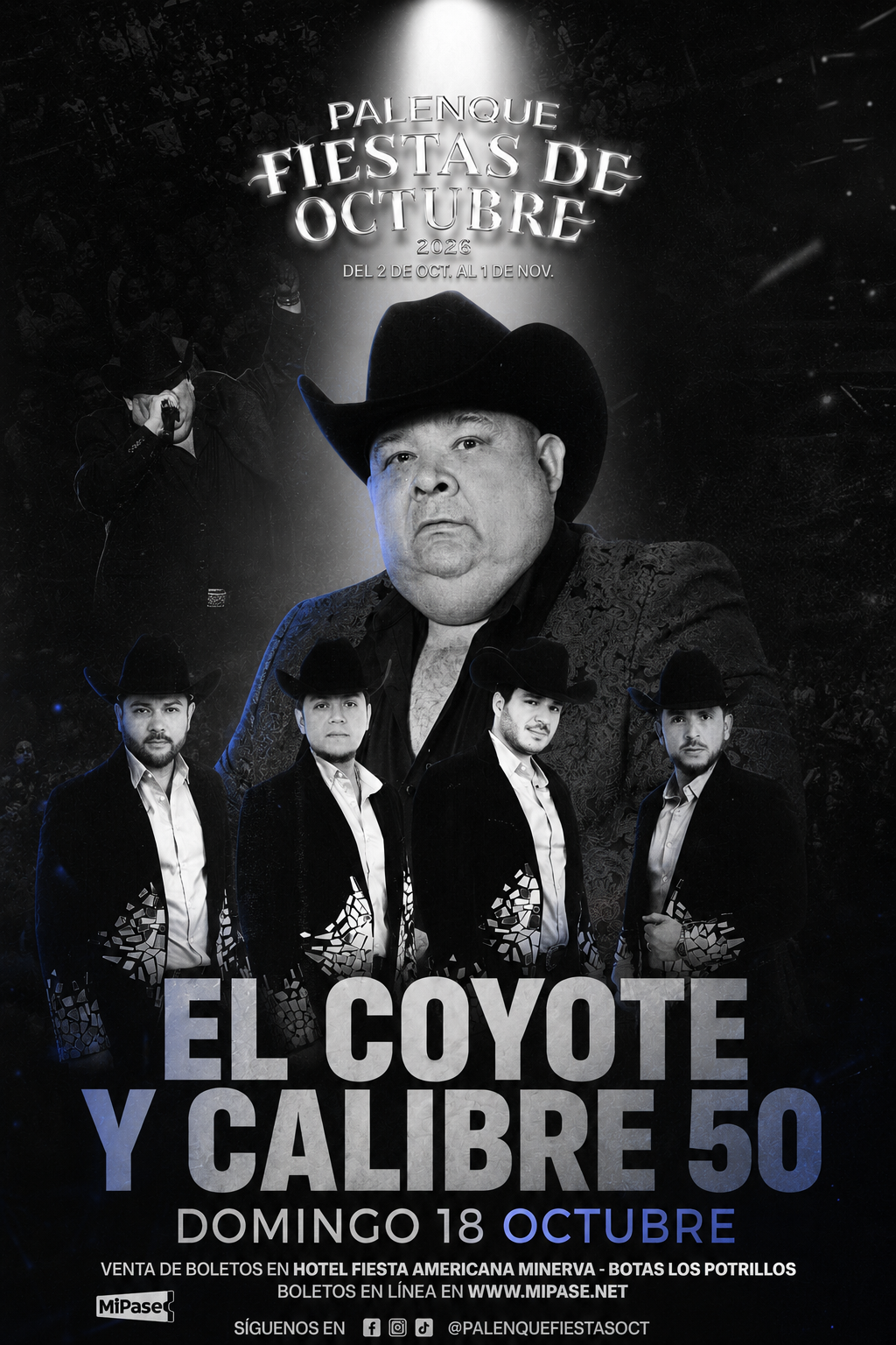 El Coyote y Calibre 50 - Domingo 18 Octubre